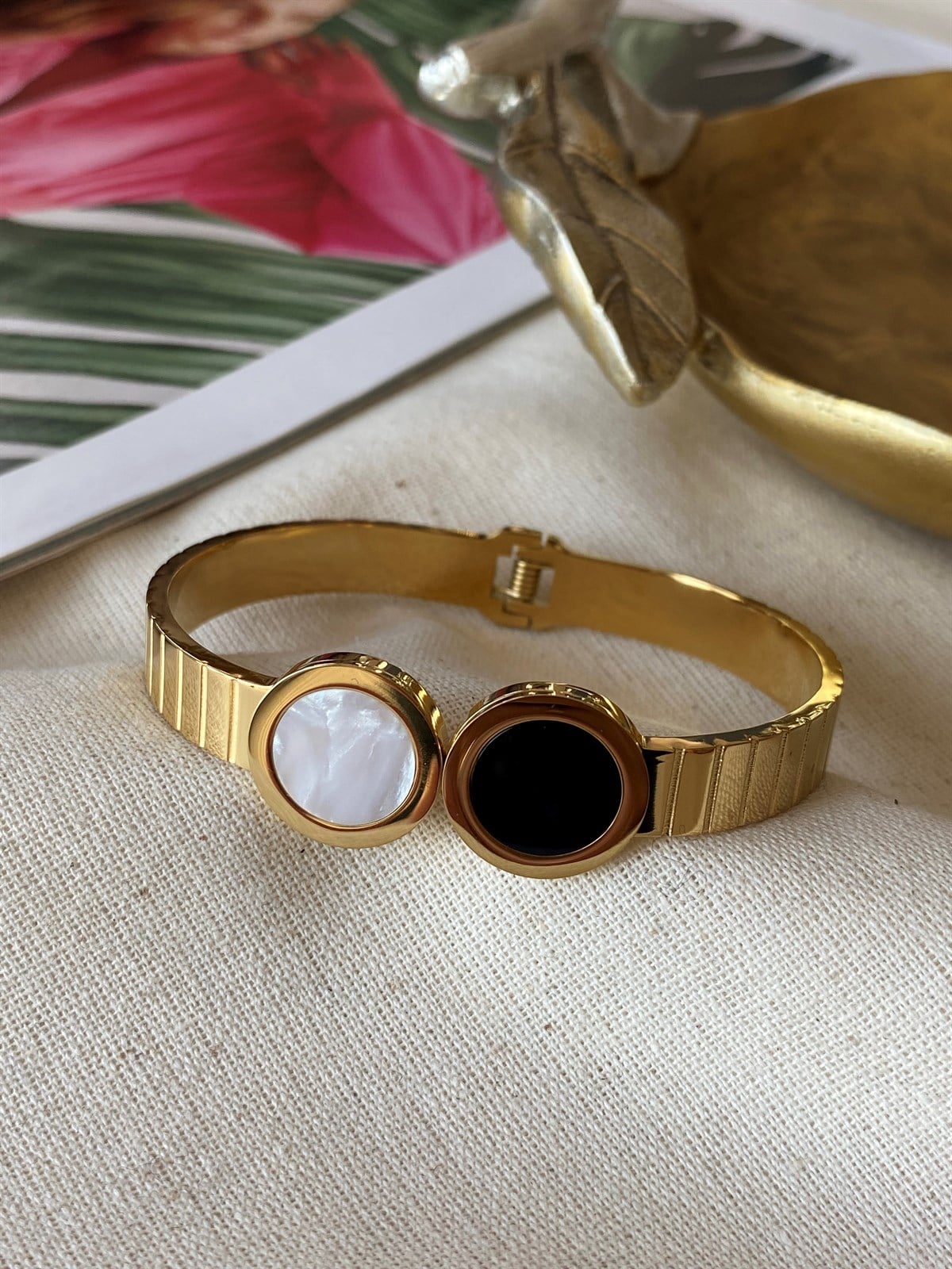 Çelik Sedefli Kelepçe