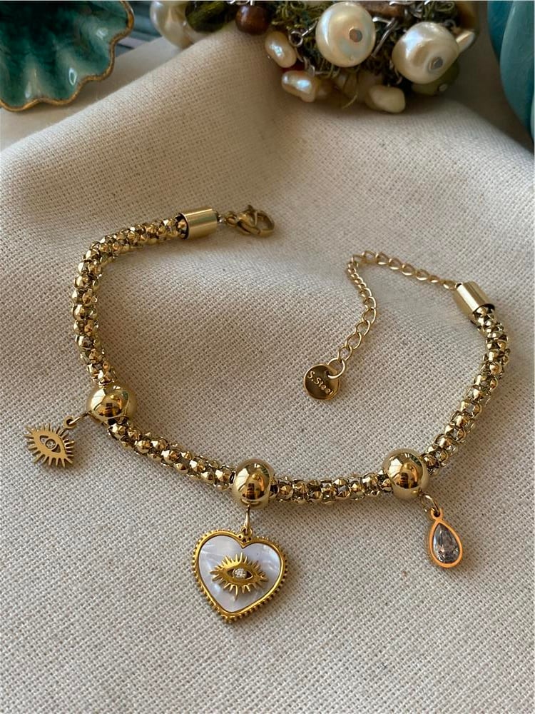 Çelik Semboller Bileklik