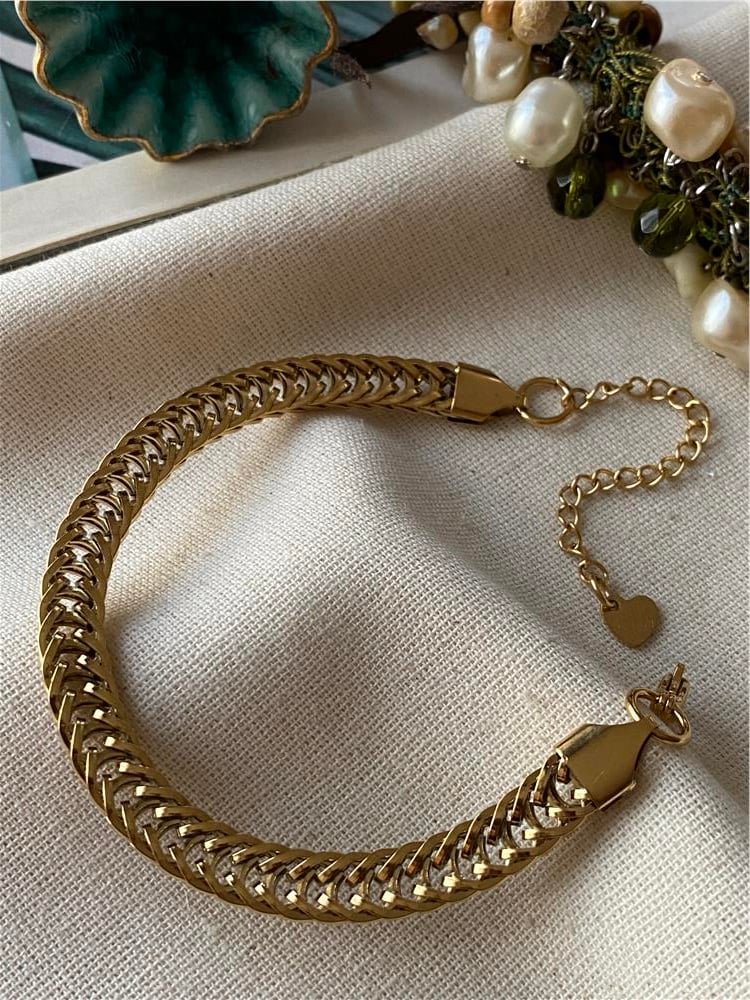 Çelik Sık Örme Bileklik