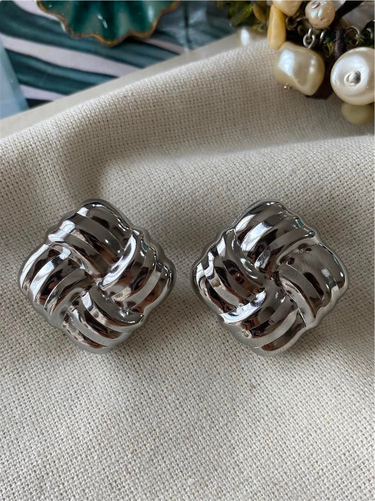 Çelik Silver Hailey Küpe