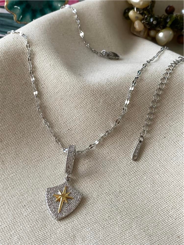 Çelik Silver Madalya Kolye