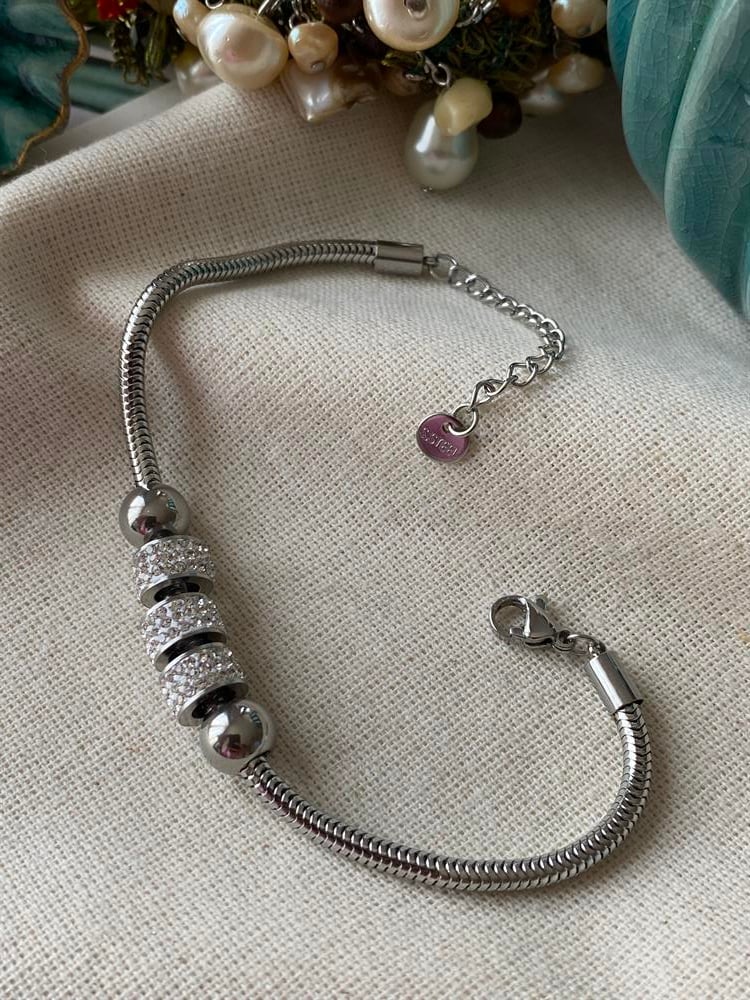 Çelik Silver Maffei Bileklik