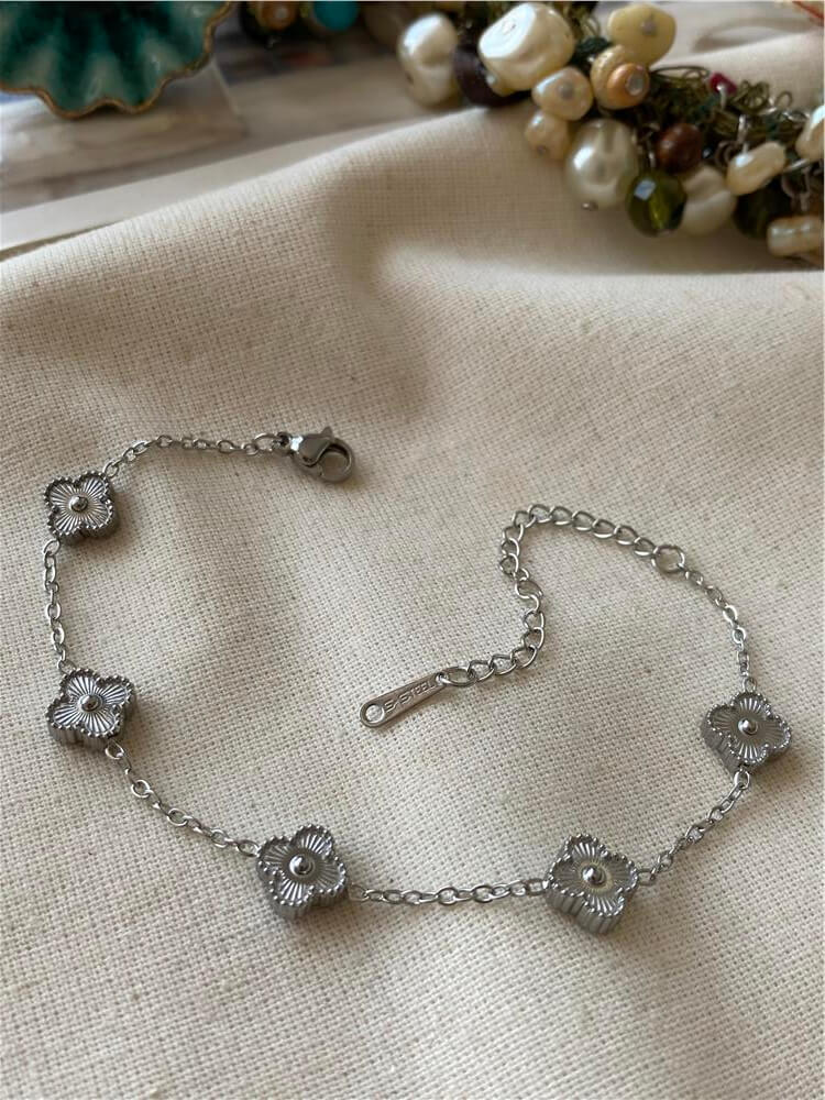 Çelik Silver Mini Cleef Bileklik