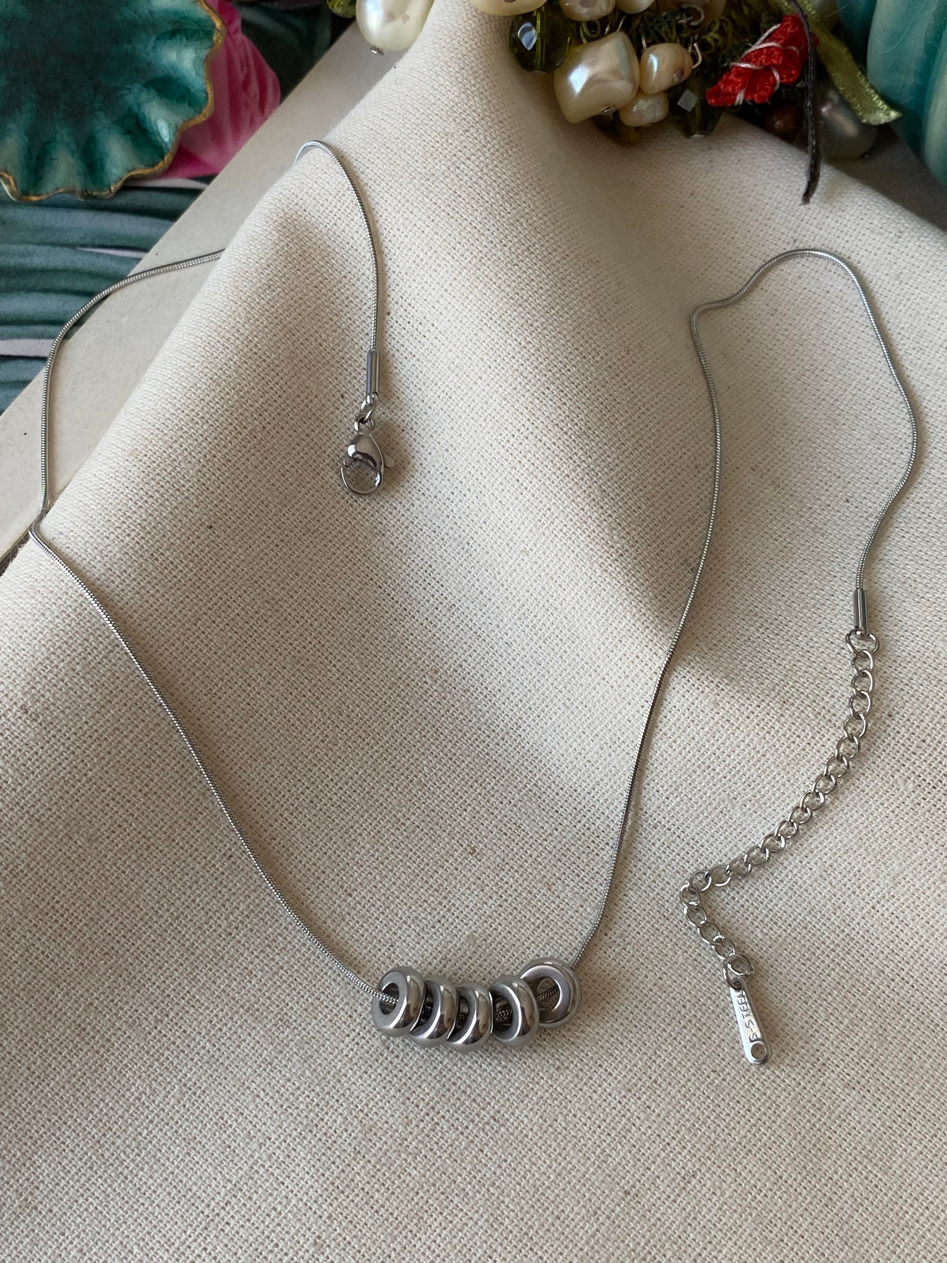 Çelik Silver Rings Kolye