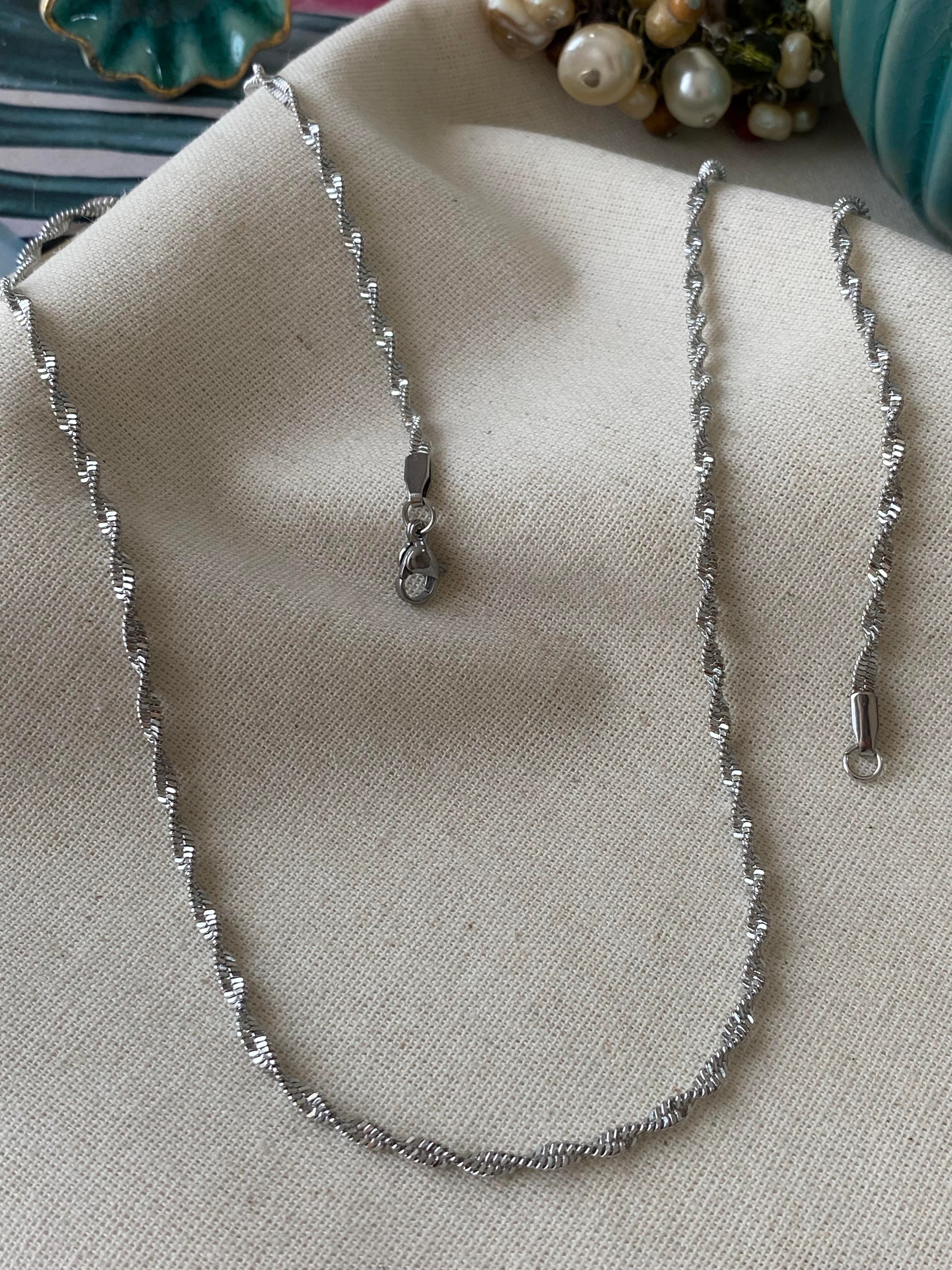 Çelik Silver Singapur Zincir