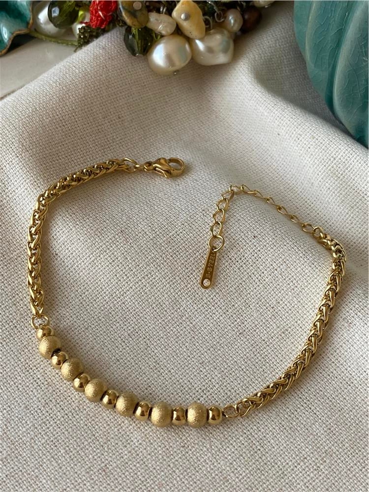 Çelik Simli Dorikalar Örme Bileklik