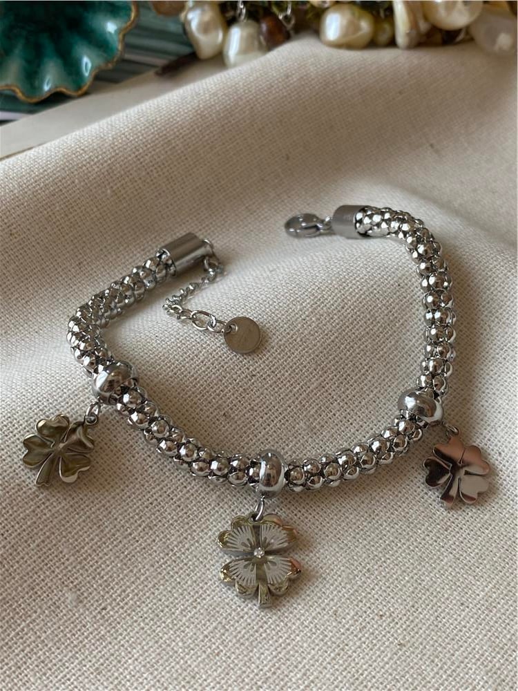 Çelik Taşlı Nefel Silindir Bileklik