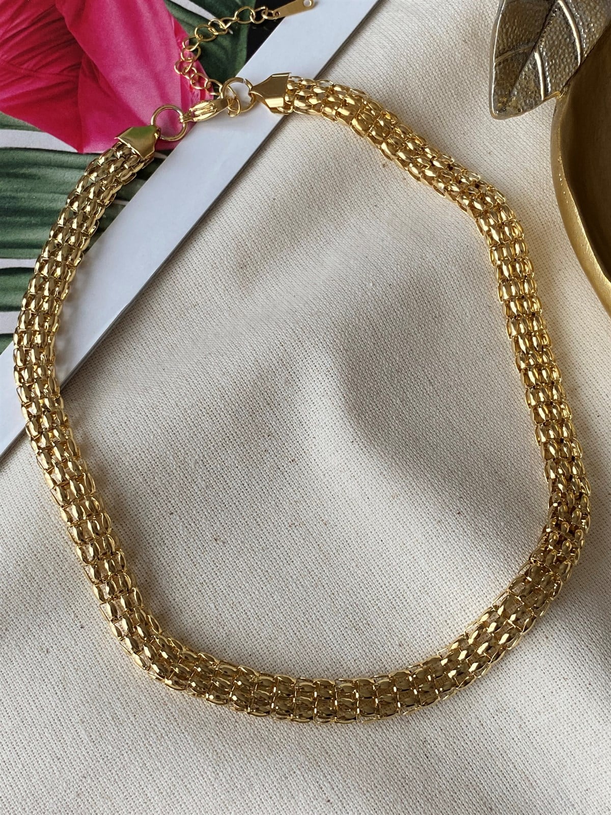 Çelik Tuun Zincir Kolye