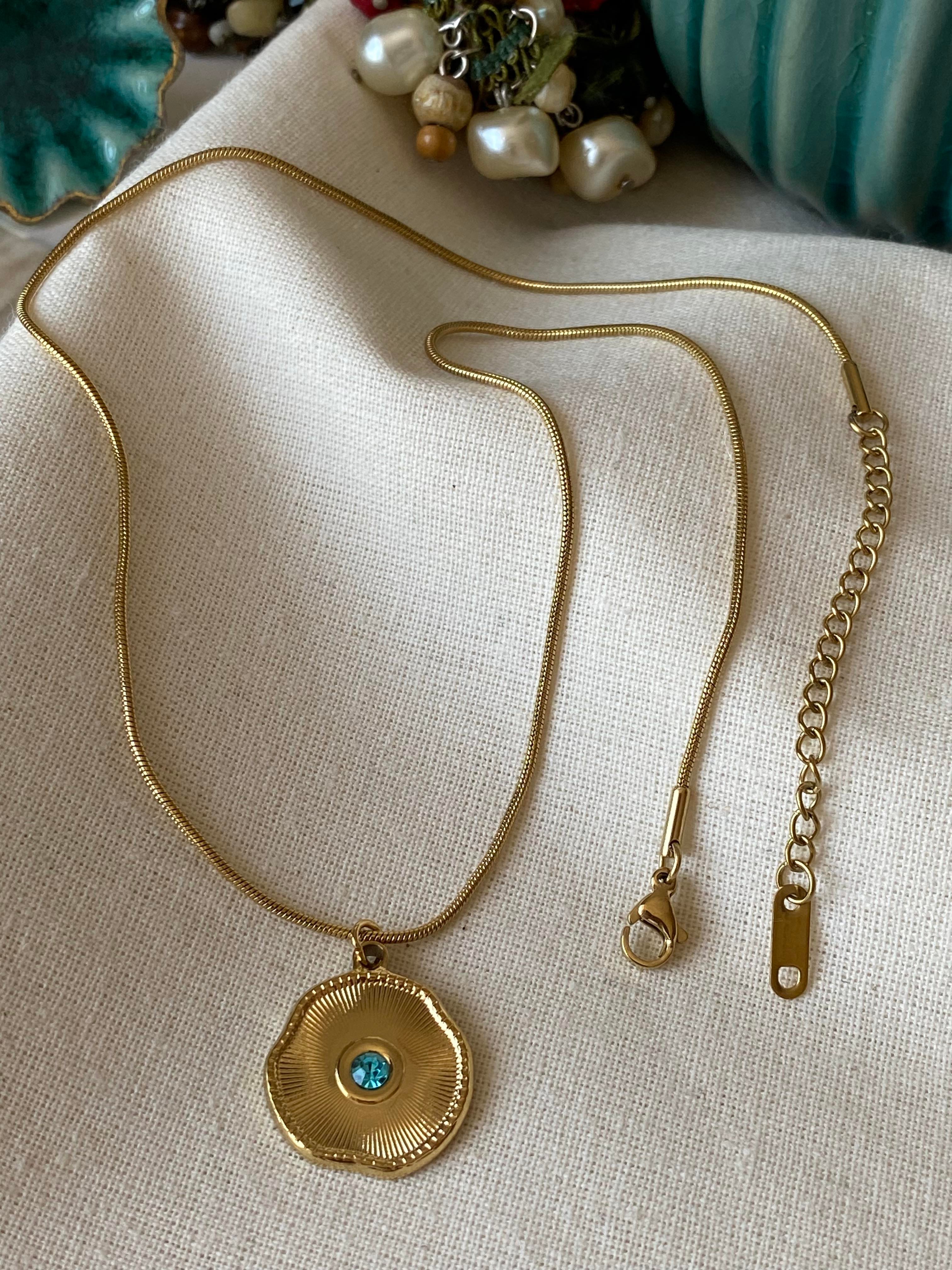 Çelik Vintage Design Kolye