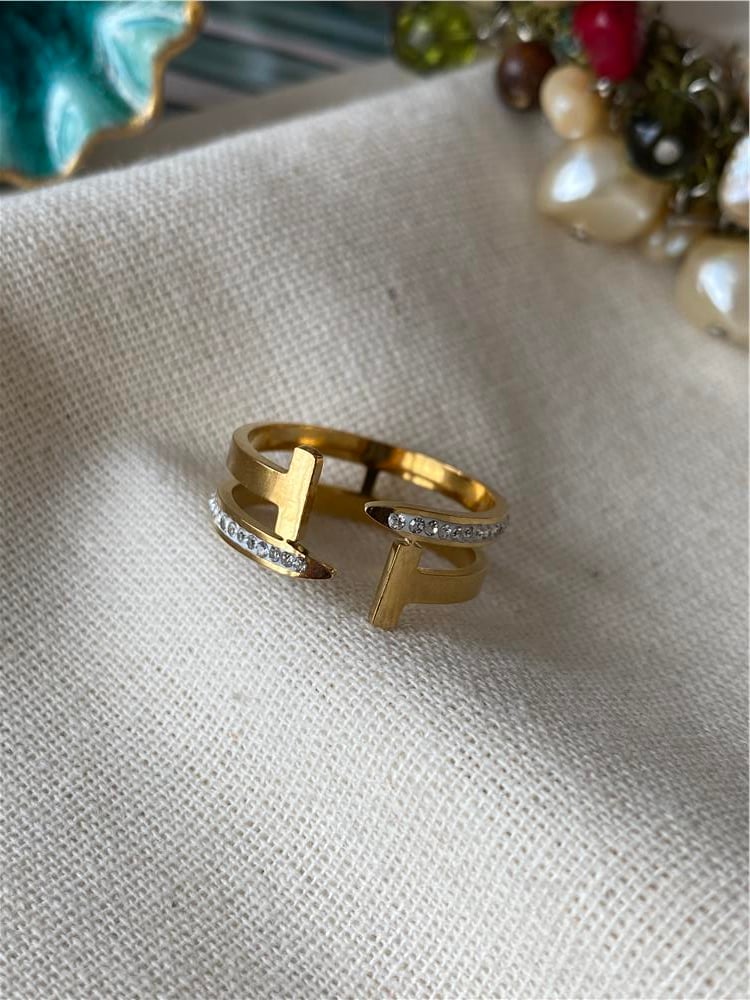 Çelik Wedge Yüzük