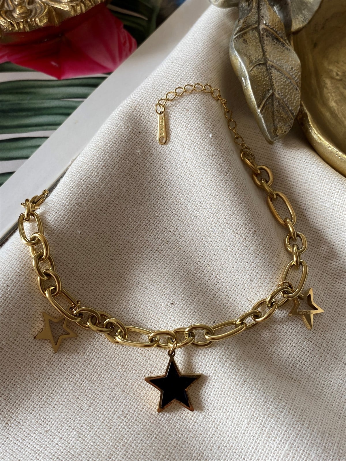 Çelik Yıldız Bileklik