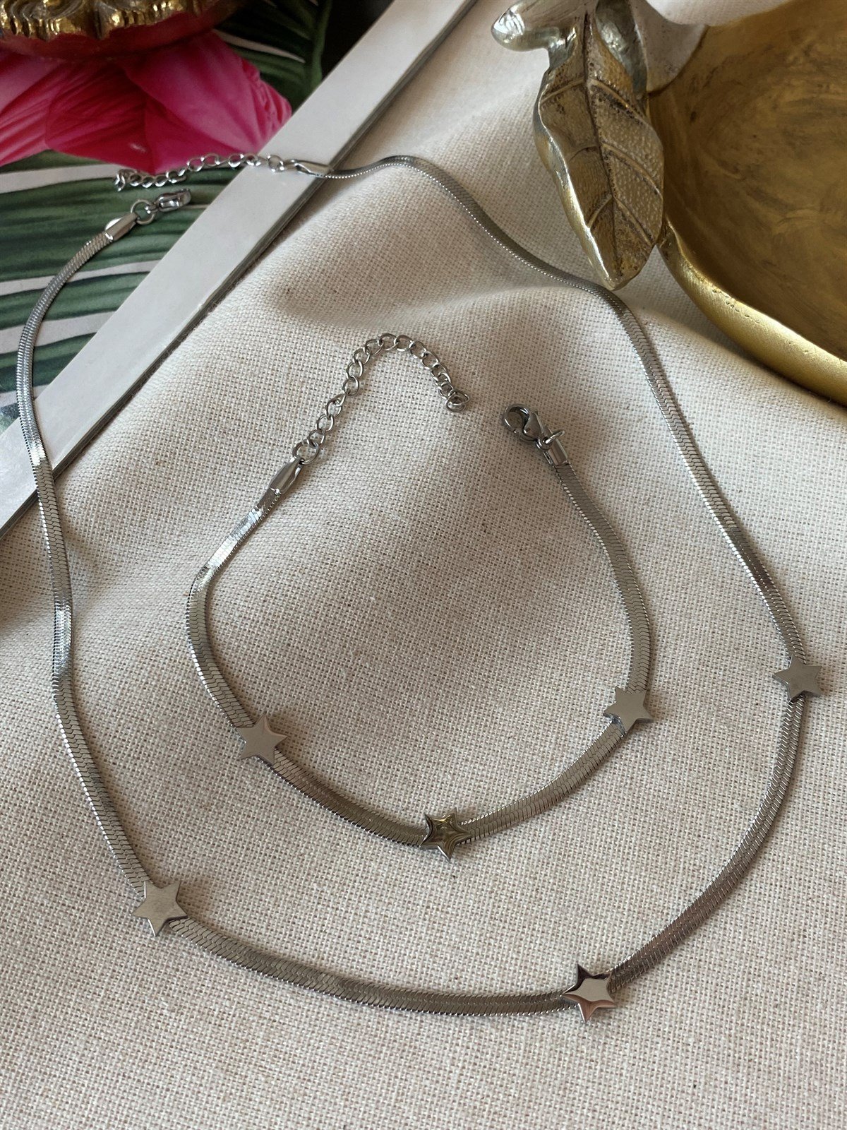 Çelik Yıldızlı Yassı Set