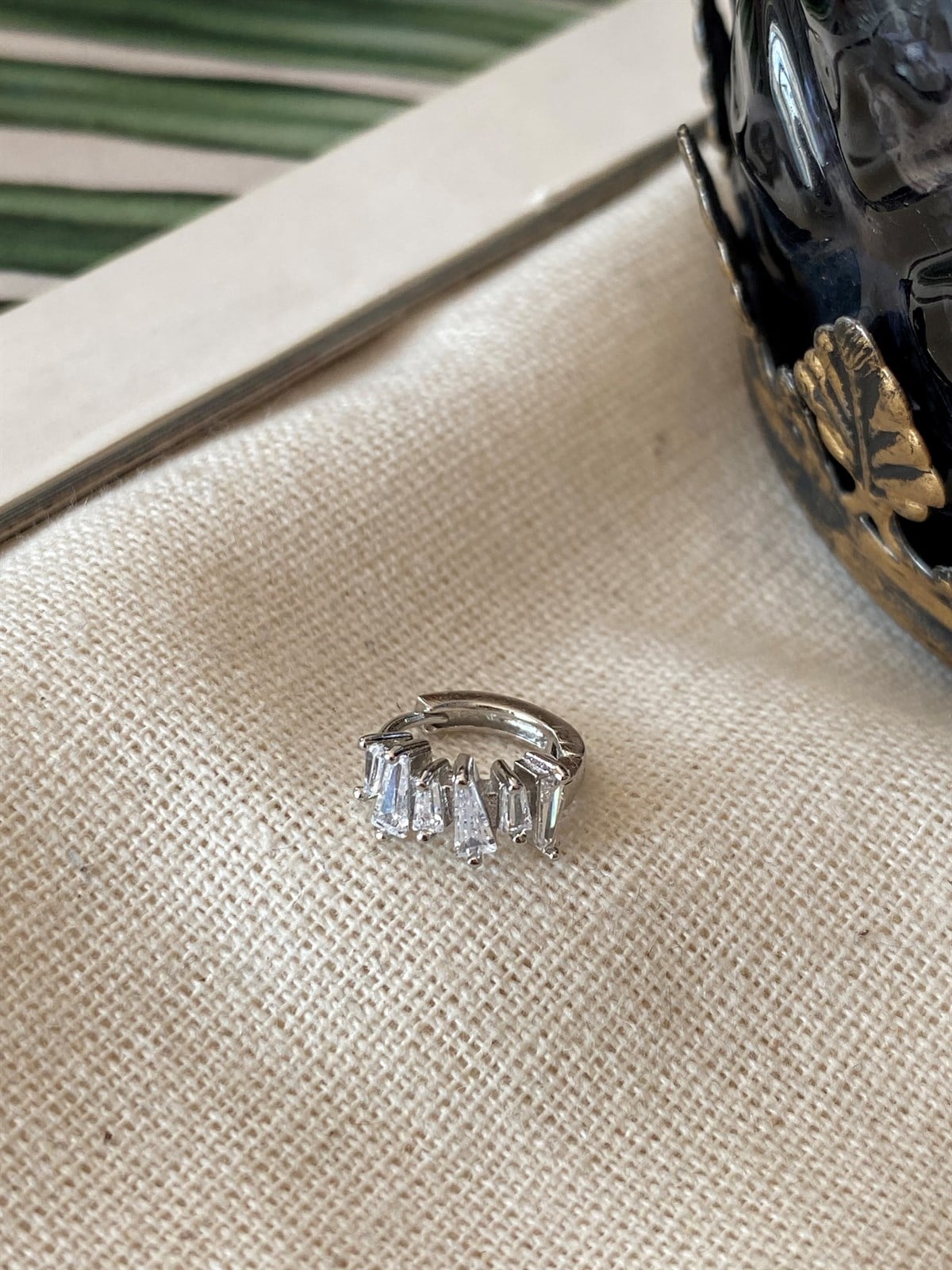 Çelik Zigzag Baget Piercing