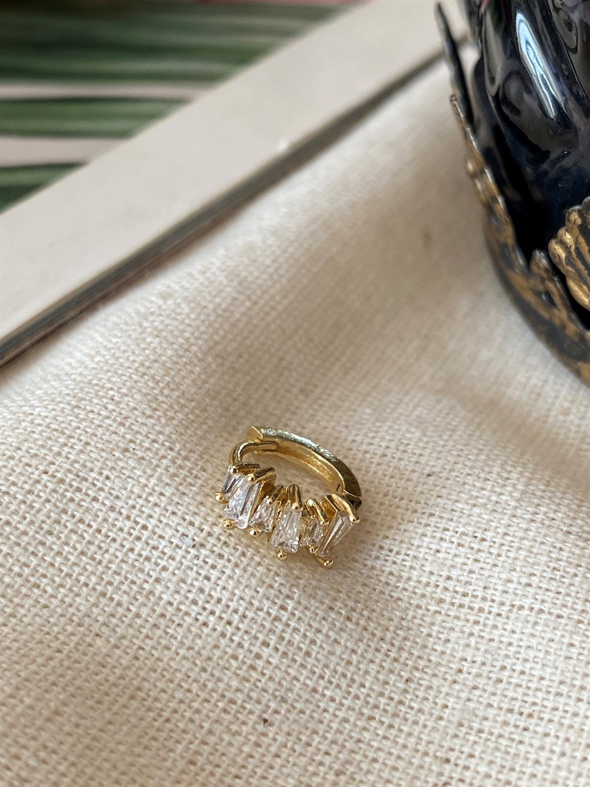 Çelik Zigzag Baget Piercing