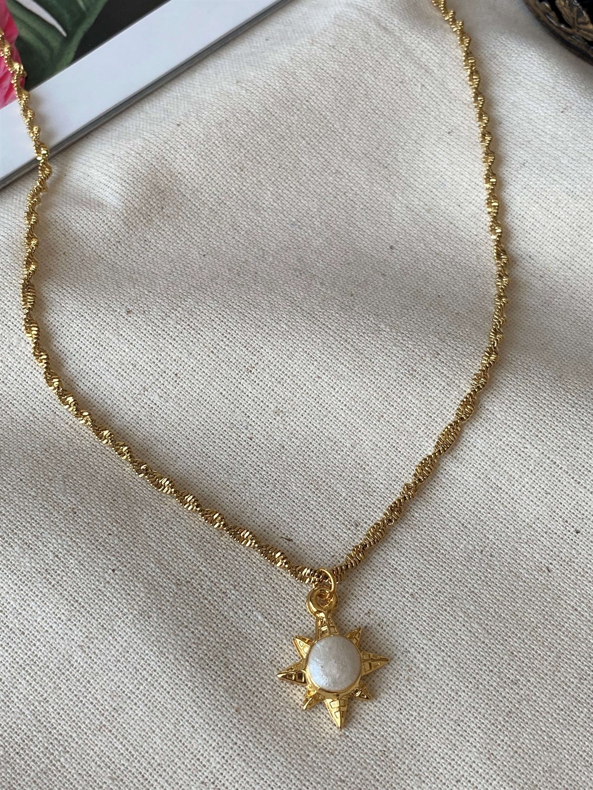 Çelik Zincir Sun Kolye