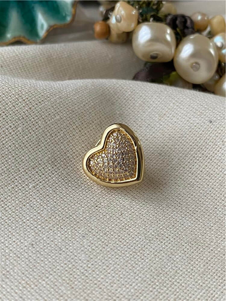 Çerçeveli Kalp Charm