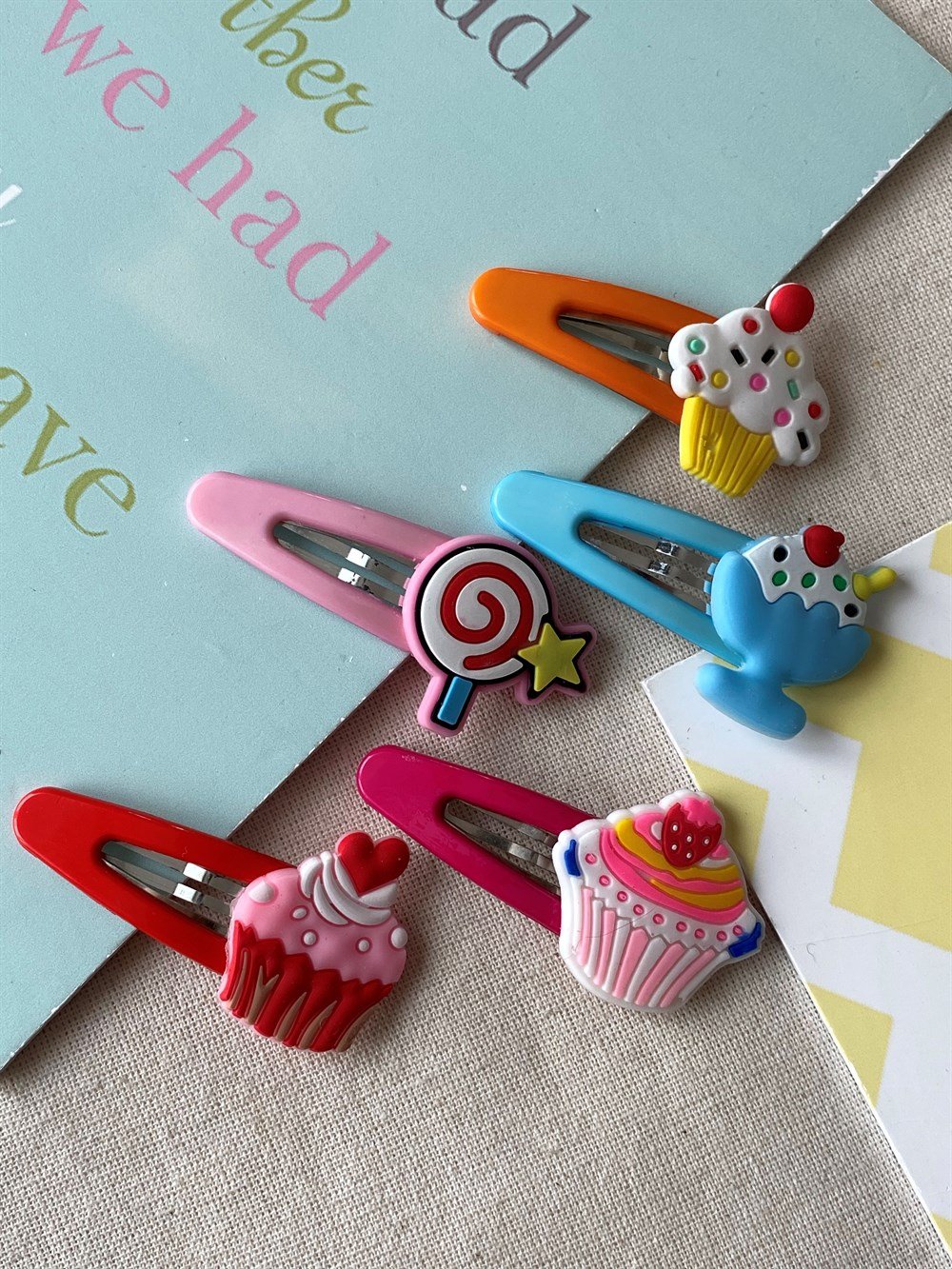Cupcake Çıtçıt Toka