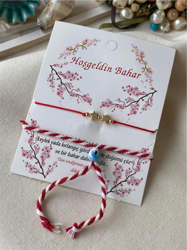 Dorikalı Yıldızlı İkili Marteniçka Bileklik