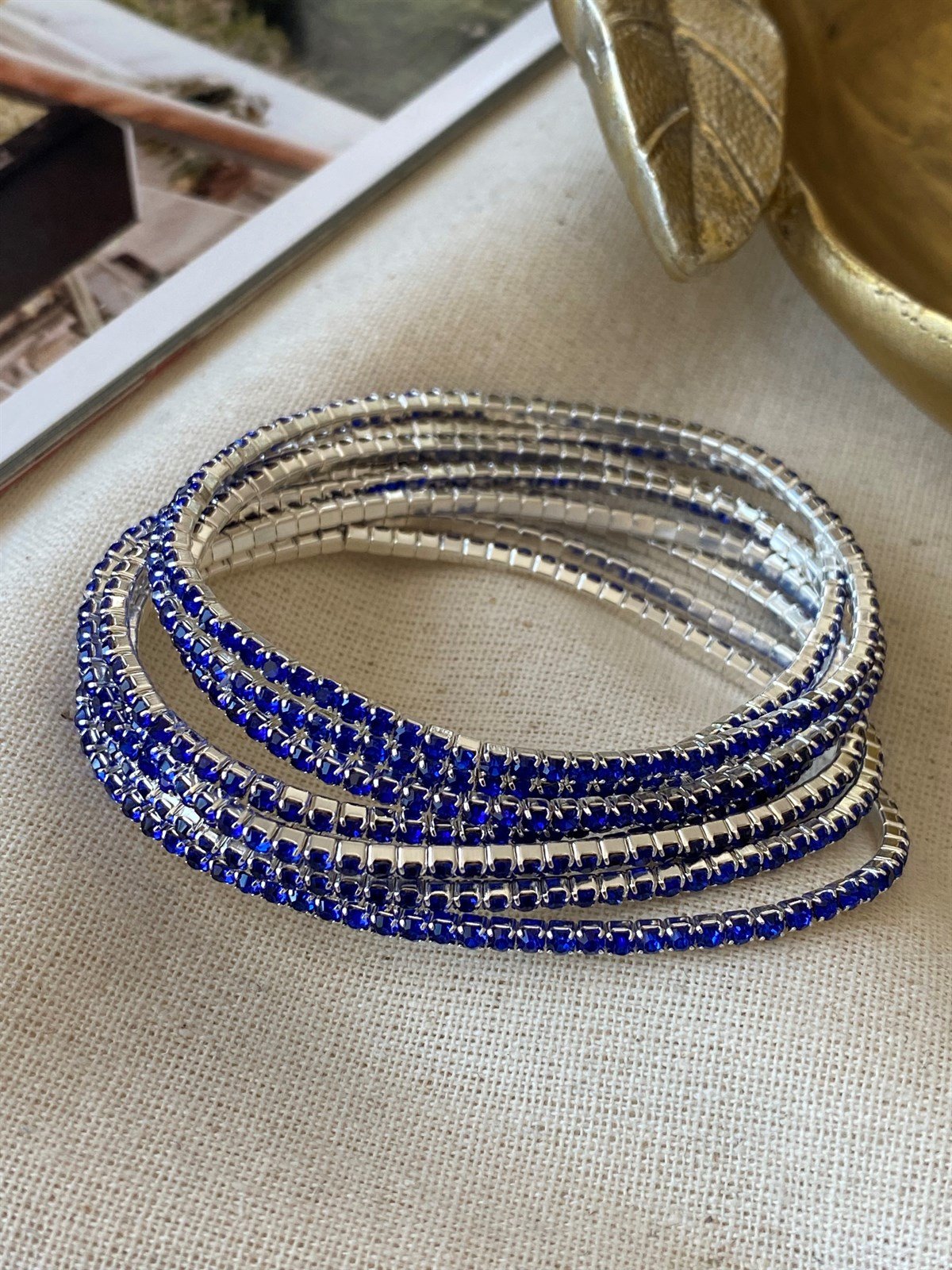 Esnek Mavi Su Yolu Bileklik