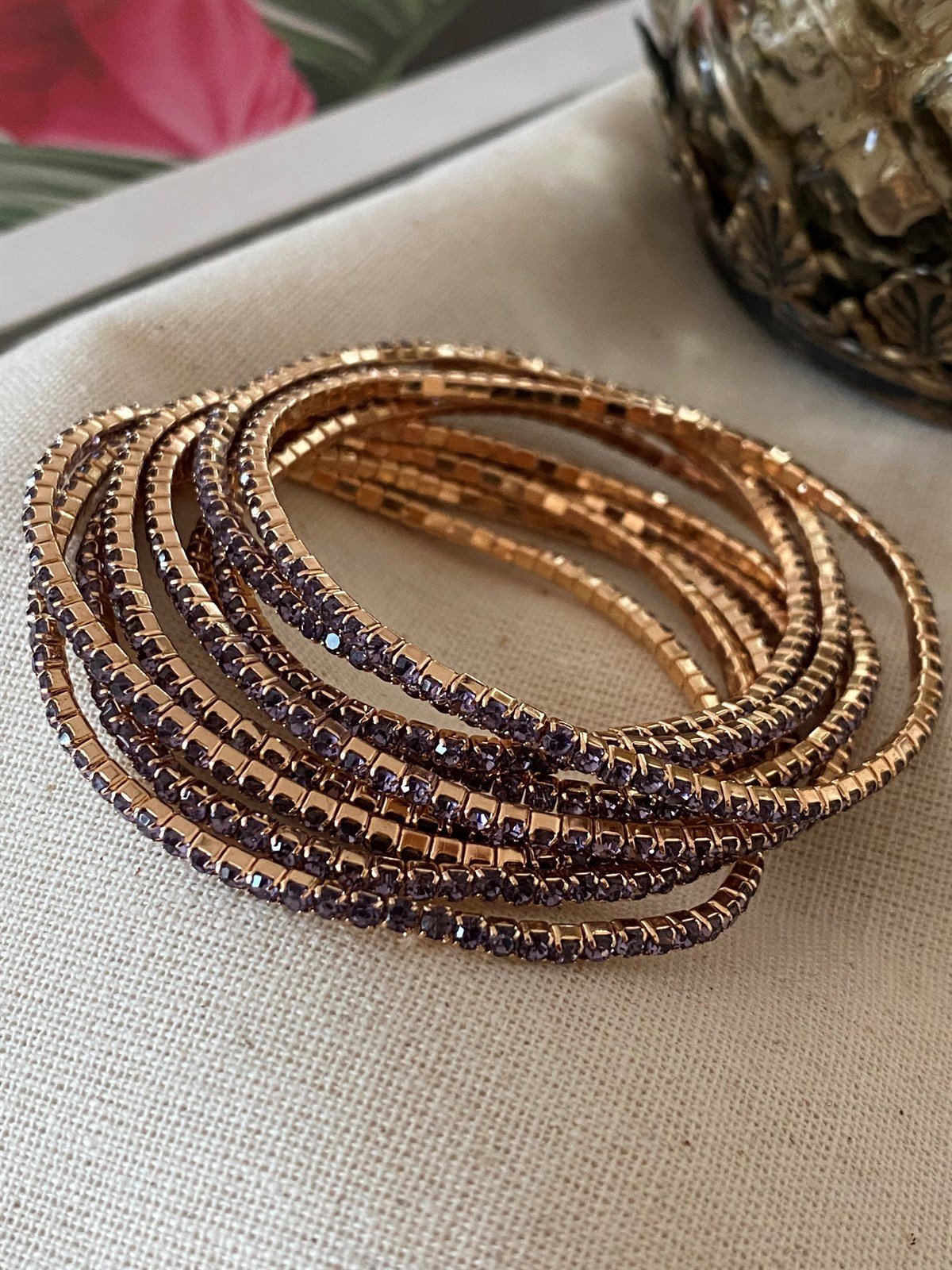 Esnek Mor Su Yolu Bileklik