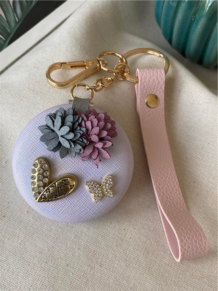 Floral Anahtarlıklı Ayna