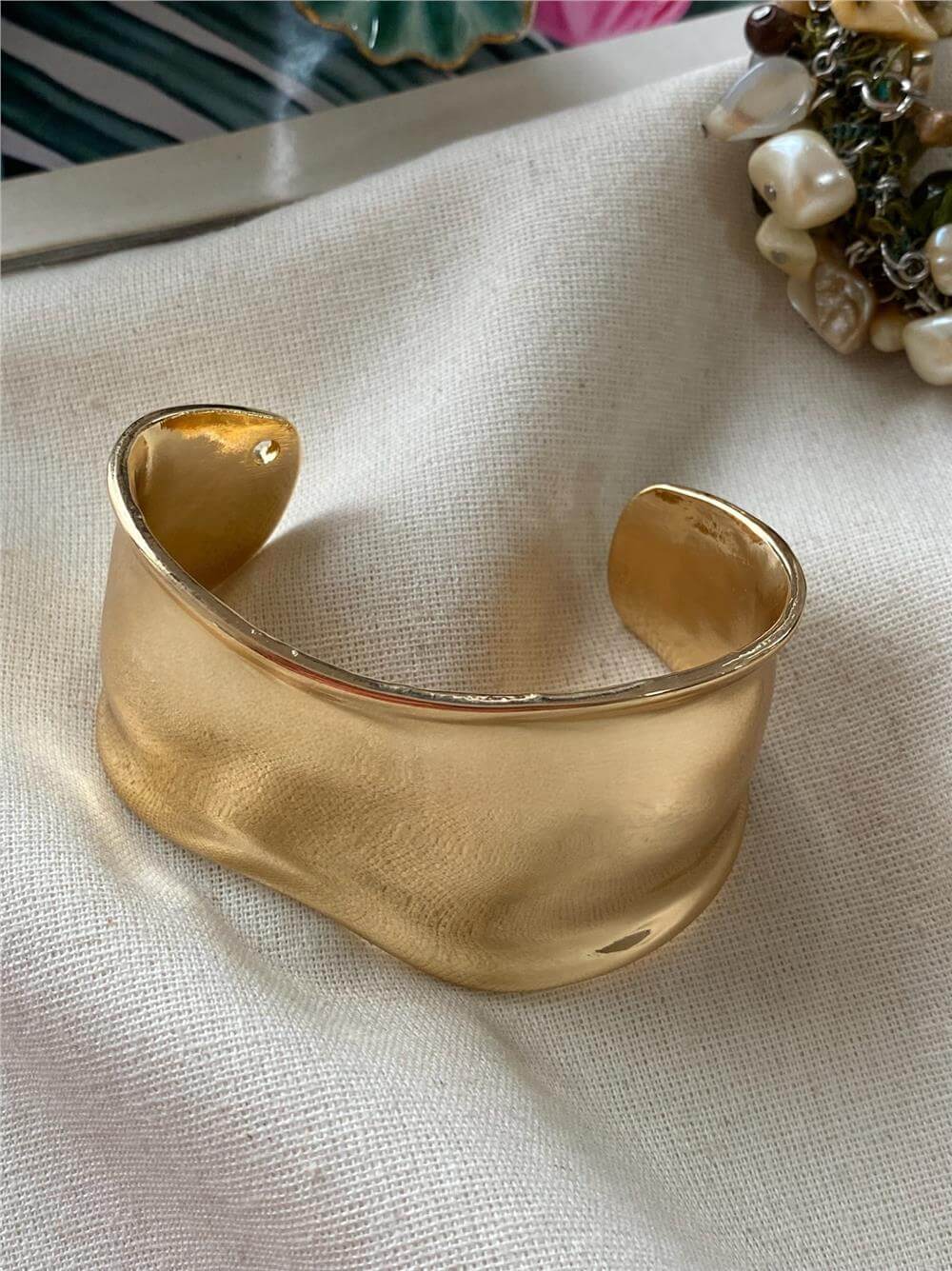 Gold Big Bone Kelepçe