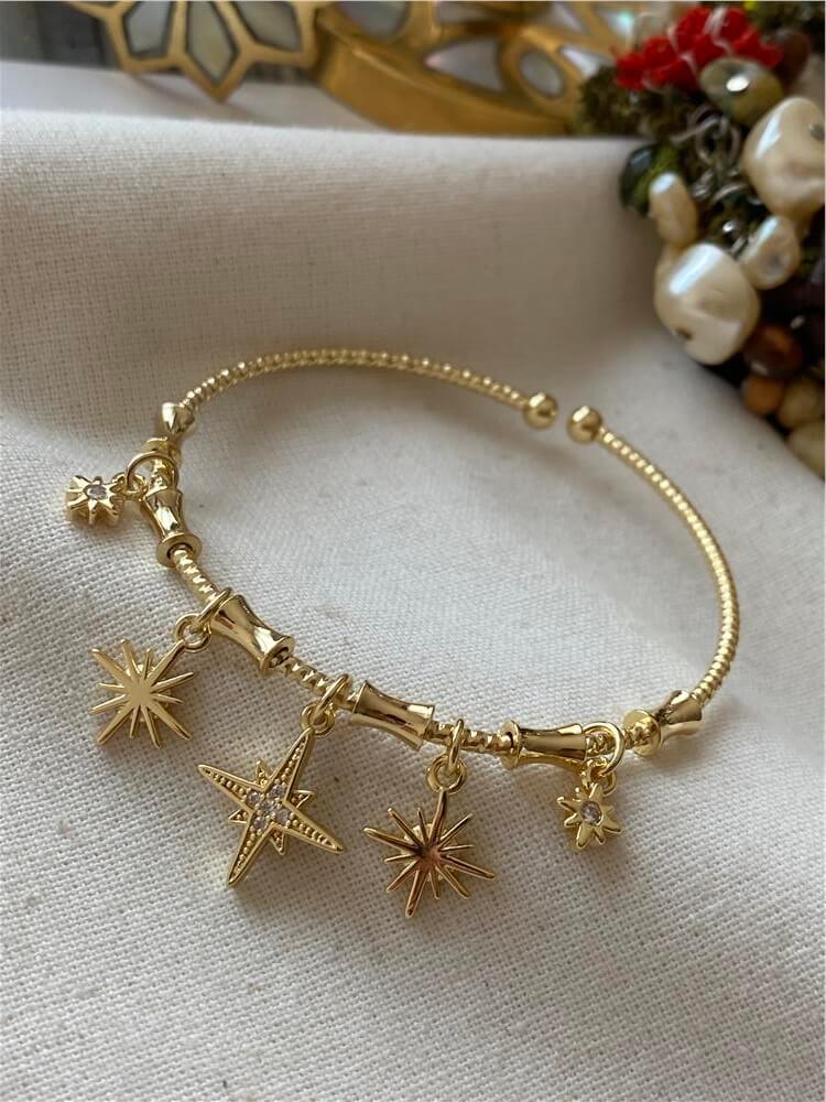 Gold Kutupyıldızı Sallantılı Bileklik