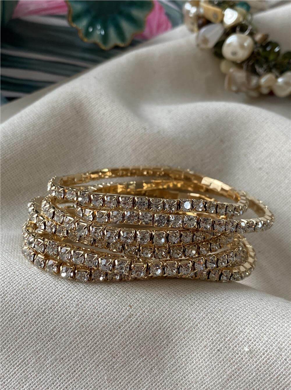 Gold Suyolu Esnek Bileklik