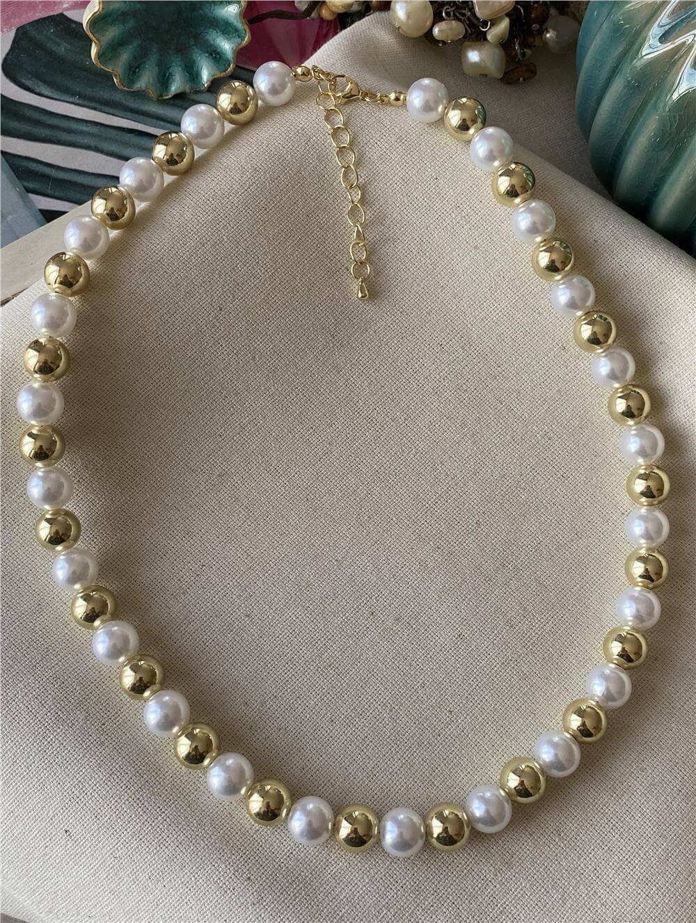 Gold&Pearl Kolye