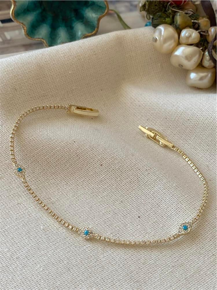 Göz Detaylı Suyolu Bileklik