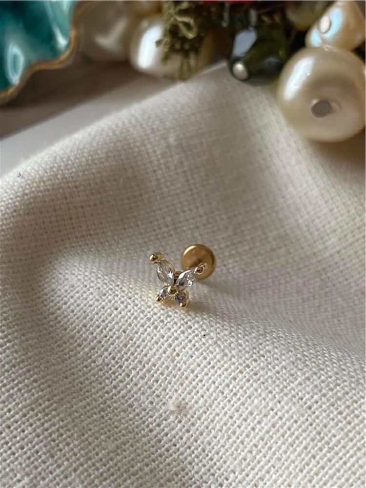 Işıltılı Kelebek Piercing