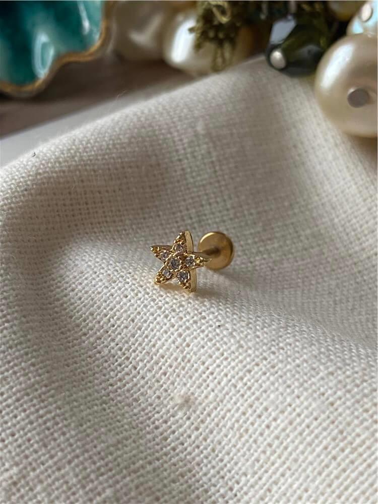 Işıltılı Yıldız Piercing