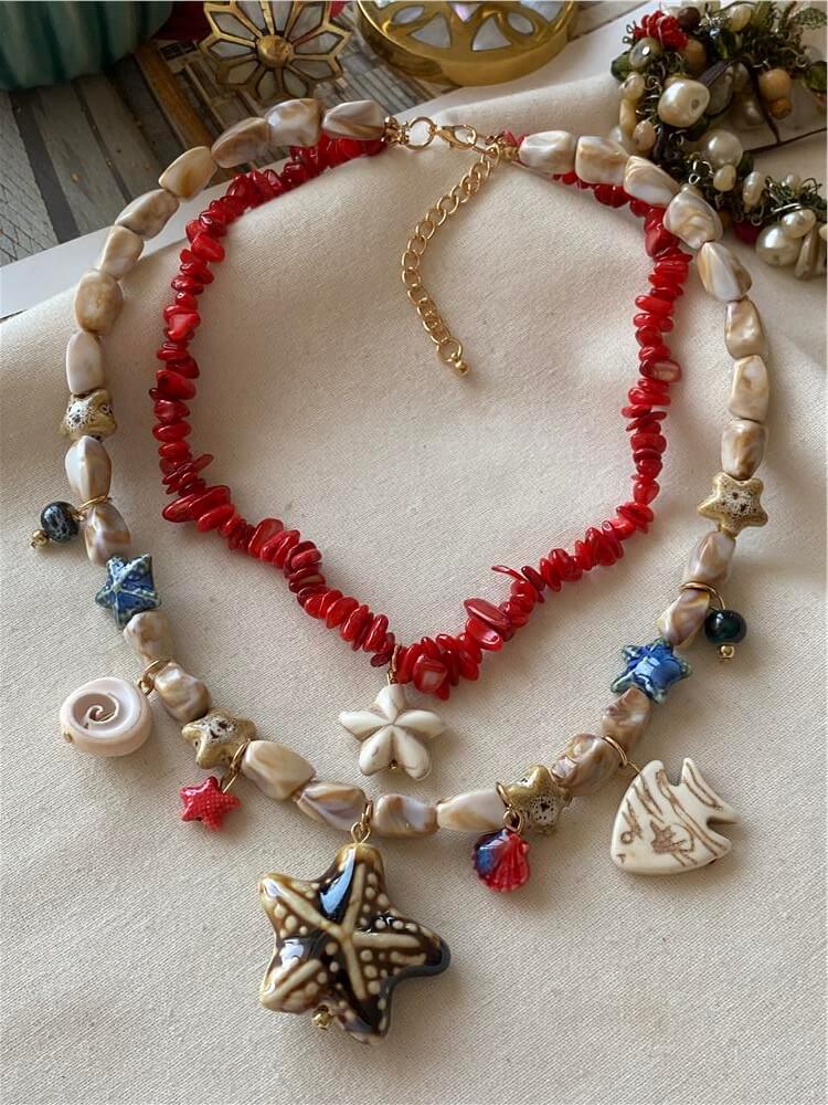 İthal İkili Gypsy Kolye