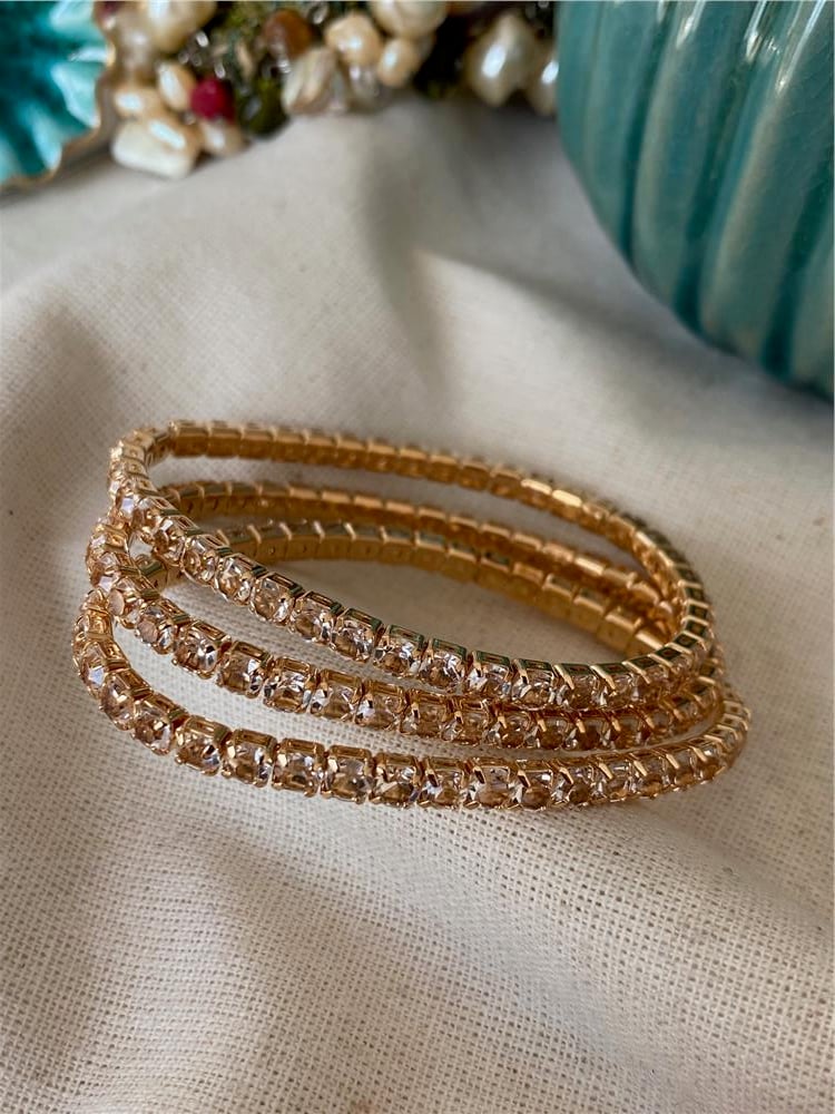 Kalın Gold Esnek Suyolu Bileklik