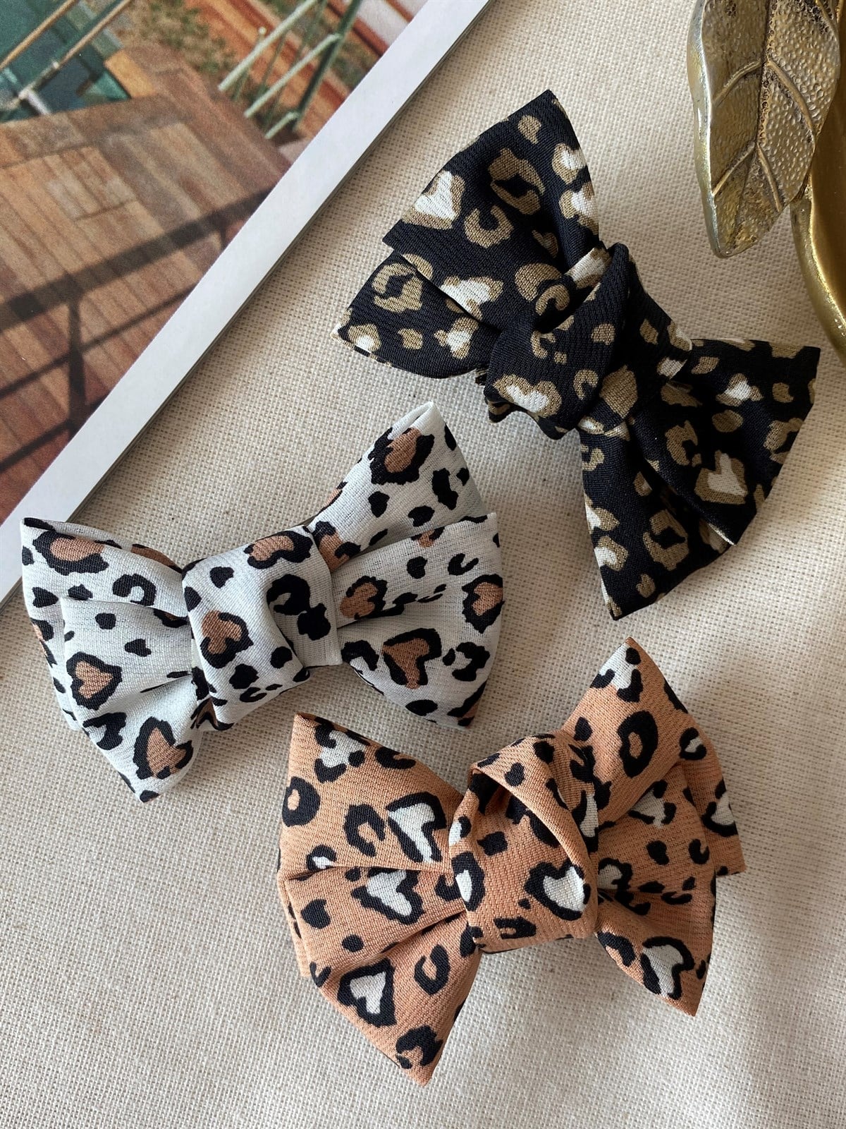 Leopar Desenli Fiyonk Toka