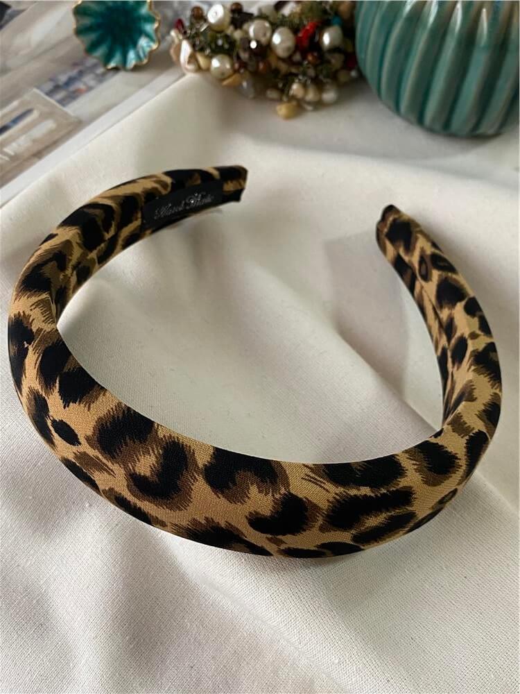 Leopar Desenli Taç