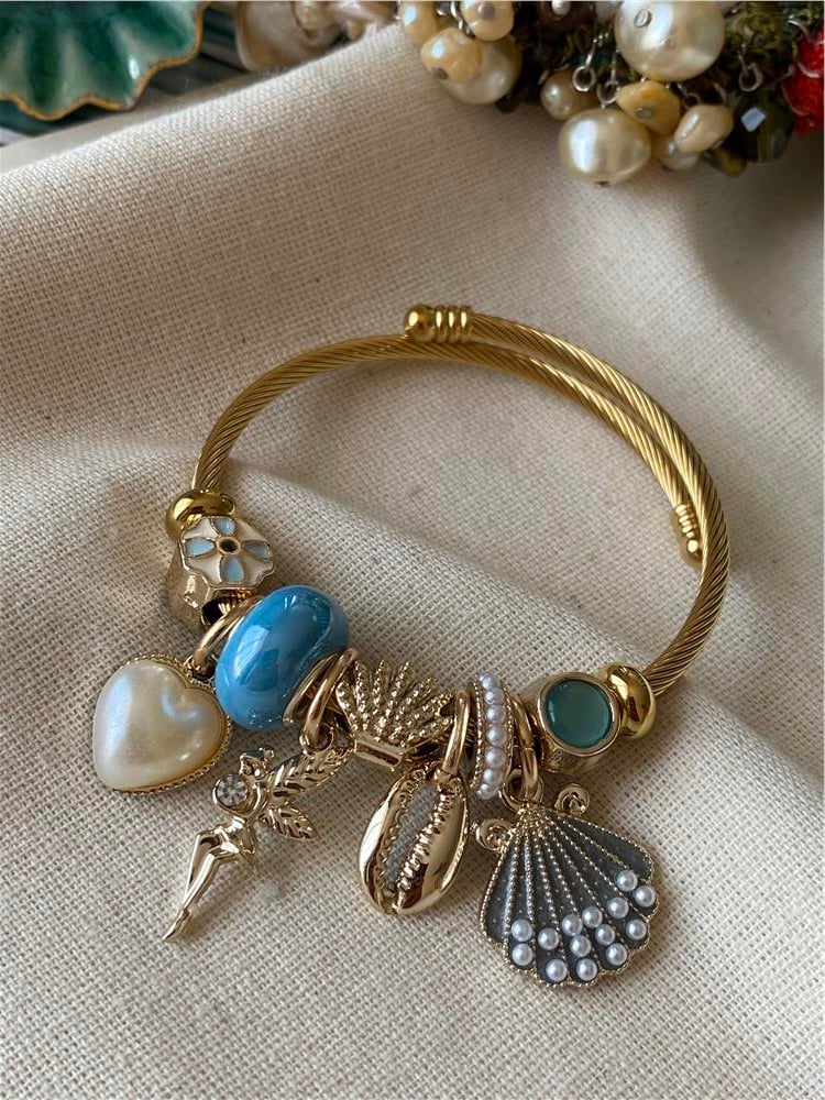 Mavi İncili Peri Charm Bileklik