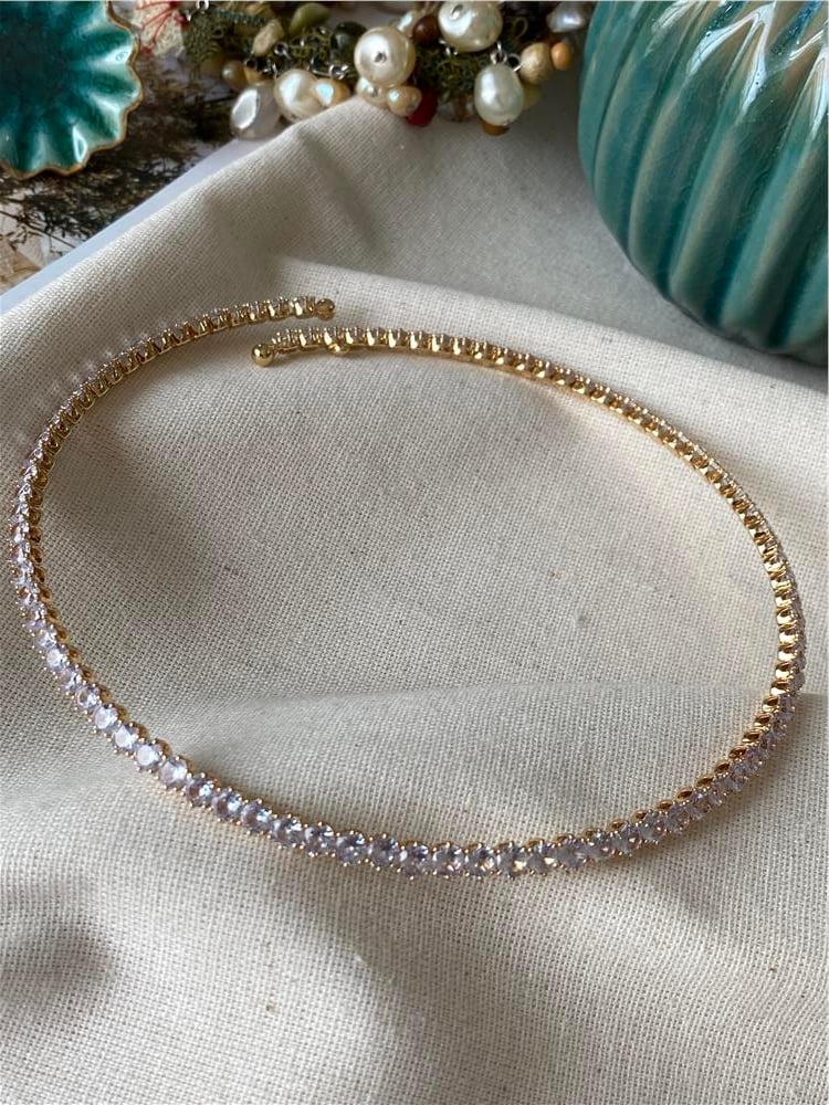 Mini Baget Choker Kolye