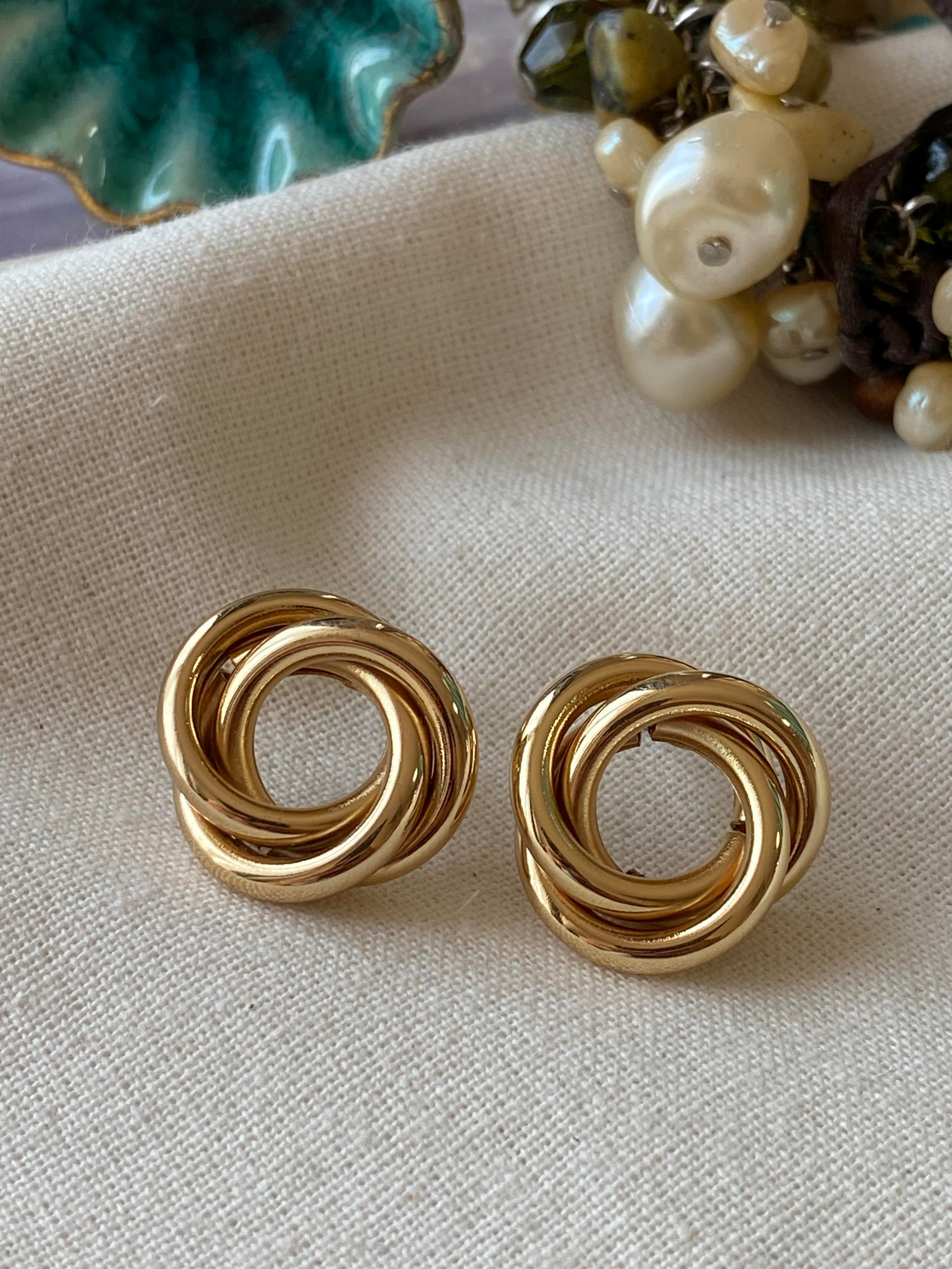 Mini Gold Döngü Küpe