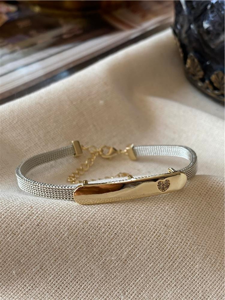 Mini Kalp Künye Bileklik