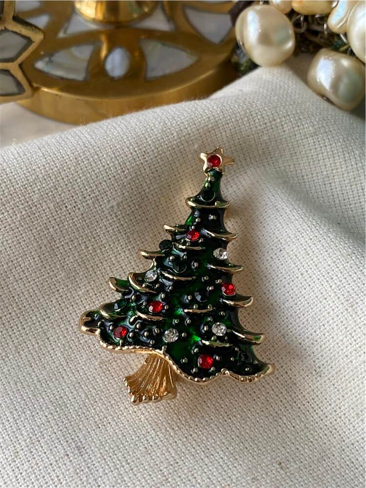Noel Ağacı Broş