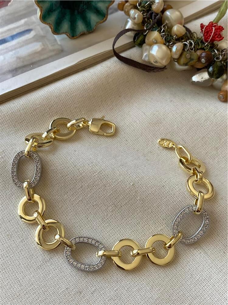 Özel Seri 14K Mix Halkalar Bileklik