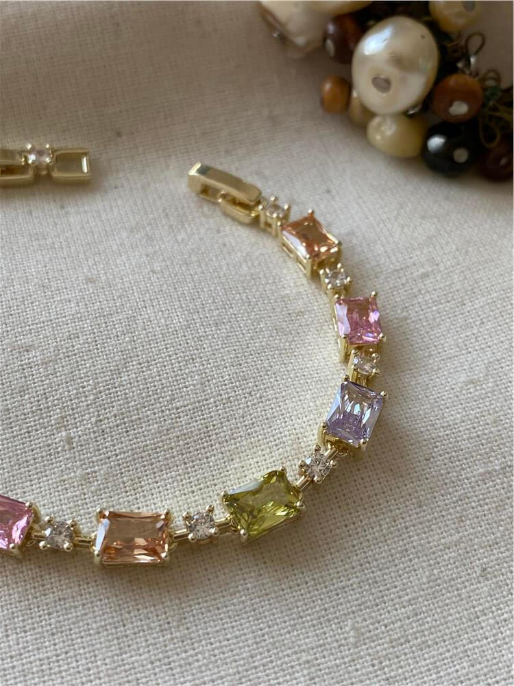 Özel Seri 14K Pastel Taşlı Bileklik