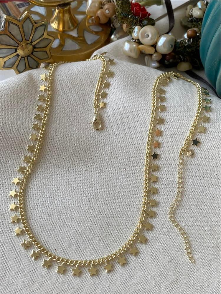 Özel Seri 14K Yıldızlı Kolye