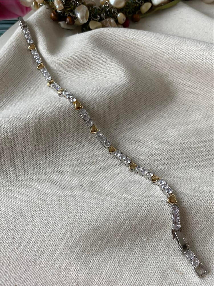 Özel Seri Gold Heart Suyolu Bileklik