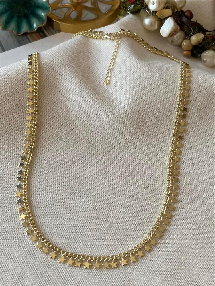 Özel Seri Yıldız Pul Sarılı Kolye