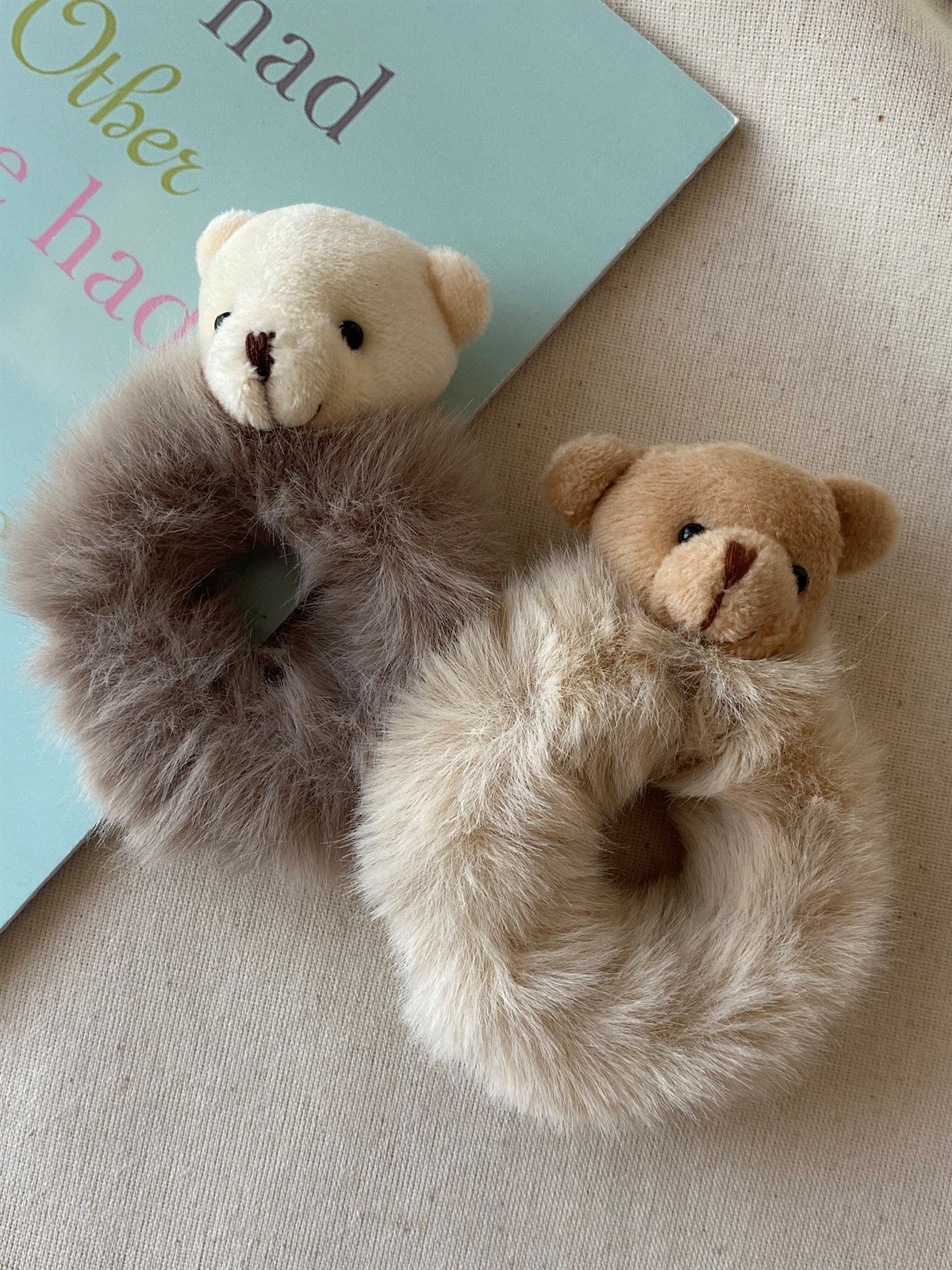 Peluş Kalp Tavşan Toka