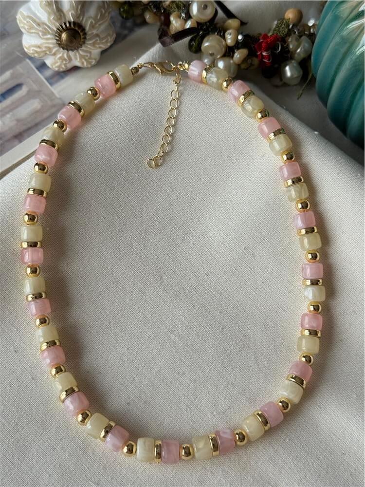 Pembe Elite Kolye