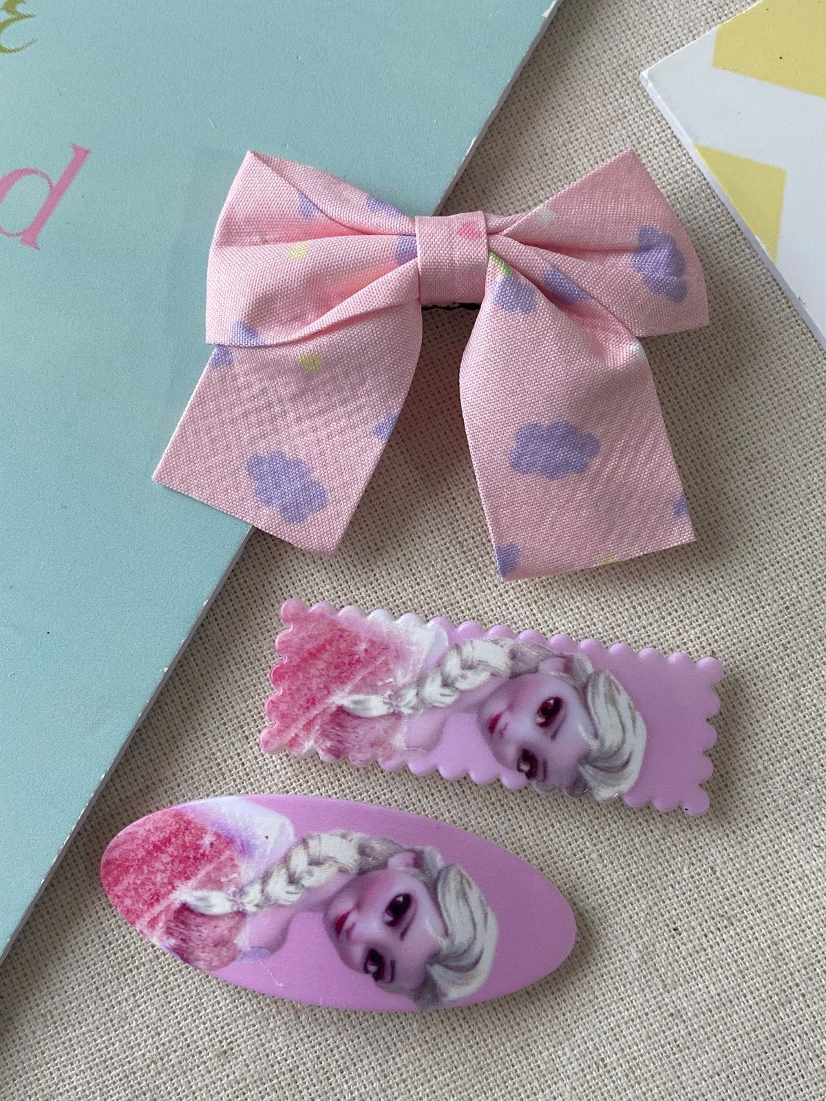 Pembe Elsa Toka Seti