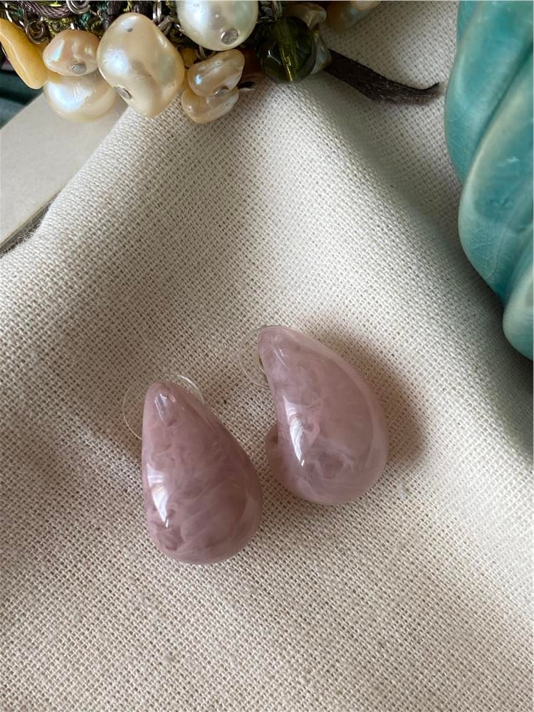 Pembe Fildişi Küpe